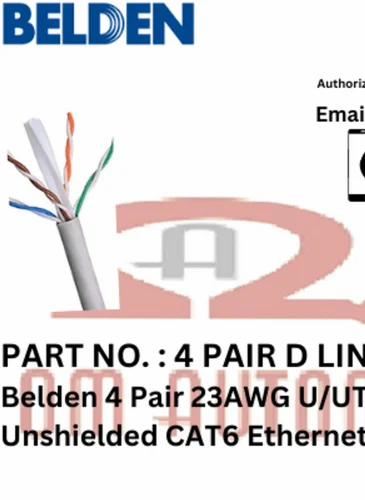 Belden Cat 6 Networking Cable, 4 Pair, 305 m, Copper