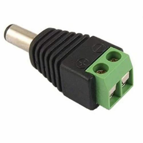 Dc Connectors Screw Type Green For Cctv Camera