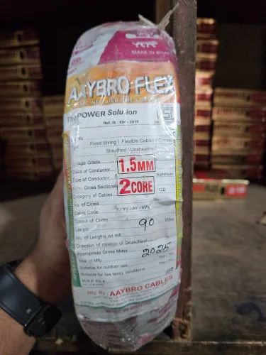 1.50 SQMM 2 CORE COPPER FLEXIBLE