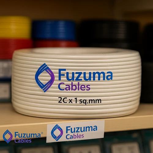 2 Core 2c X 1 Sqmm Copper Flexible Cable