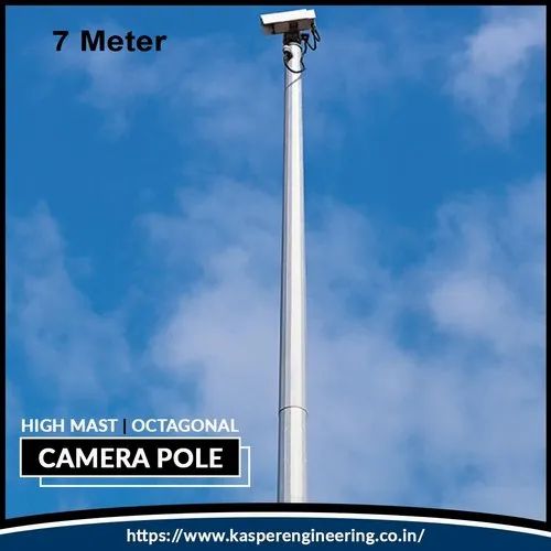 Solar CCTV Camera Pole