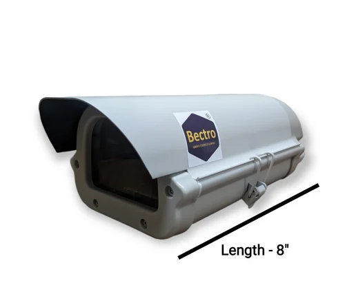 Bectro 8" Bullet Camera Waterproof/Dustproof/Rainproof Mounting Enclosure with Side Locking System