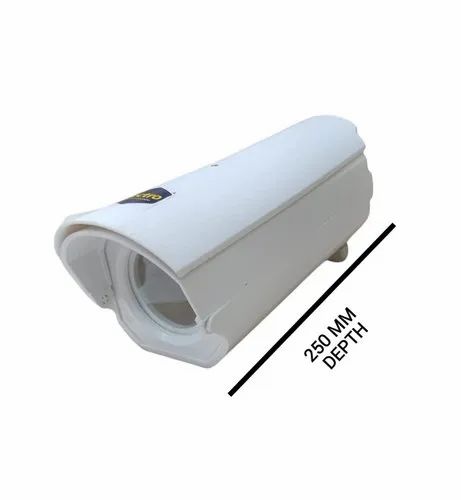Bectro Outdoor CCTV Security Waterproof Bullet Camera Enclosure 10" White