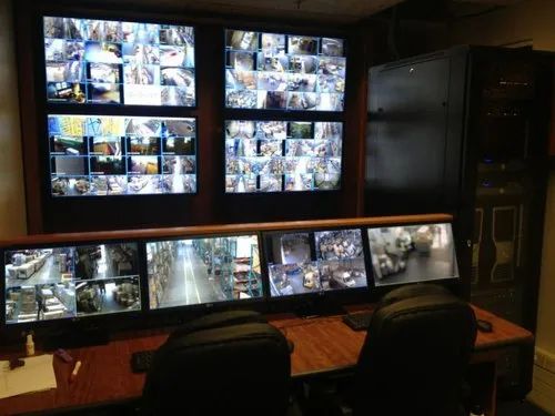 Analog Camera Copper Cctv Control Console, For Surveillance