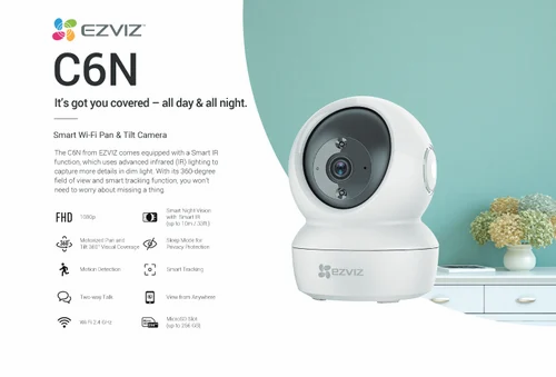 Ezviz Wifi Cctv Camera, 2 MP