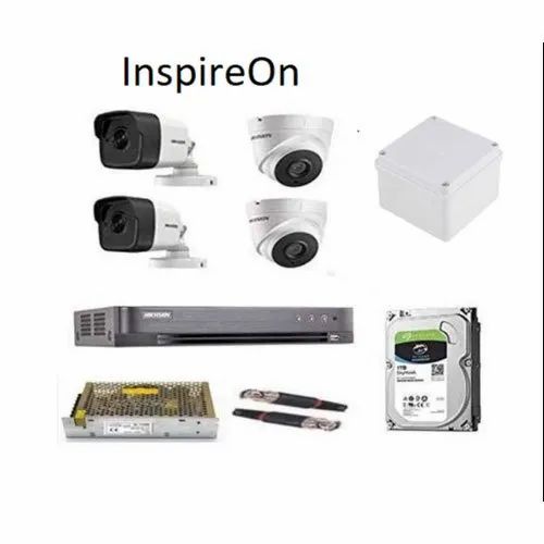 Day & Night 5MP Hikvision 4 Camera Kit