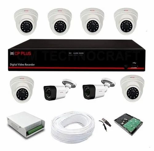 CP Plus Digital Camera 4channel DVR Card, 20 to 25 m