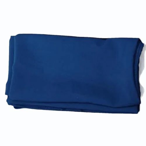 Blue Georgette Plain Stoles