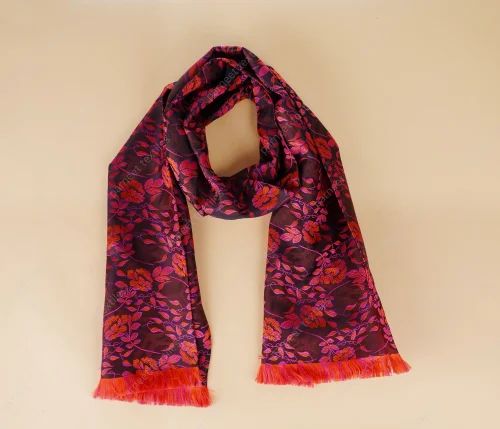 Polyester Woven Jacquard Multicolor Stoles