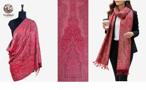 REGAL RADIANCE VISCOSE JACQUARD STOLE