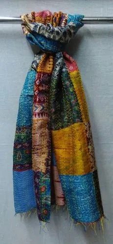 Kantha Silk Stole