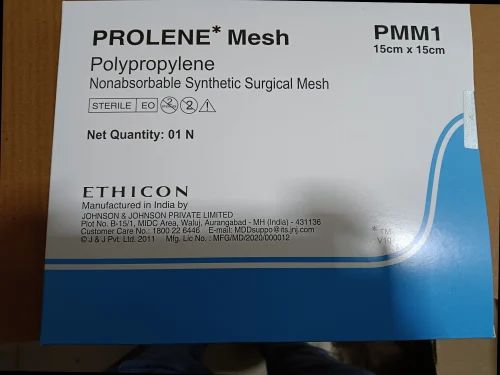 White Polypropylene (PP) Non Absorbable Synthetic Surgical Mesh