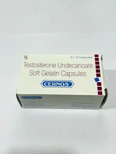 Testosterone Undecanoate Soft Gelatin Capsules Cernos, 40 mg