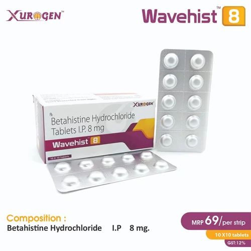 Betahistine 8 Tablets