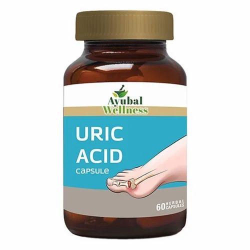 Uric Acid Capsule (Help in Neurological Disorder), Packaging Type: Bottle