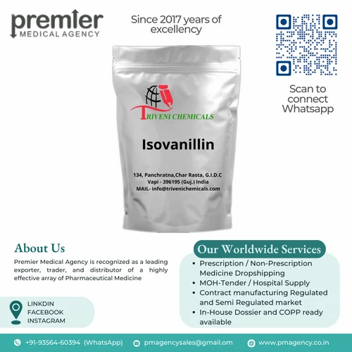 Powder Isovanillin, For Aroma, 25kg Bag