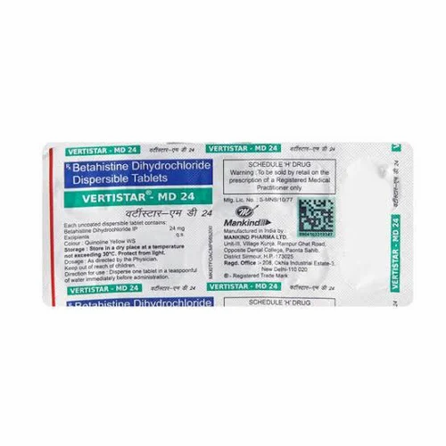 Betahistine Dihydrochloride 24Mg