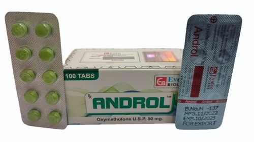 Evolve Labs Androl 50 Oxymetholone 50 Mg Tablets (10*10 Strips)