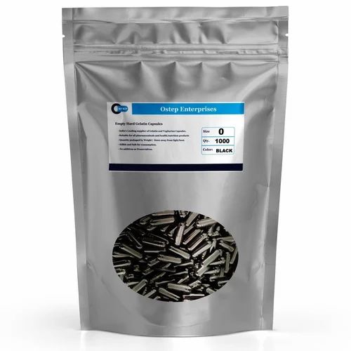 Ostep 500mg Black Empty Hard Gelatin Capsules
