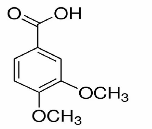 3,4 Dimethoxybenzoic Acid (CAS No 93-07-2)-Mebaverine Intermediate