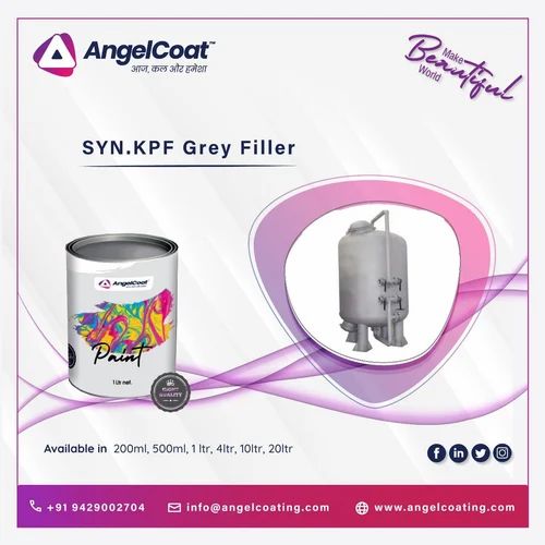 Angel Coating AngelCoat Synthetic KPF Grey Filler 5 Kg, Bucket