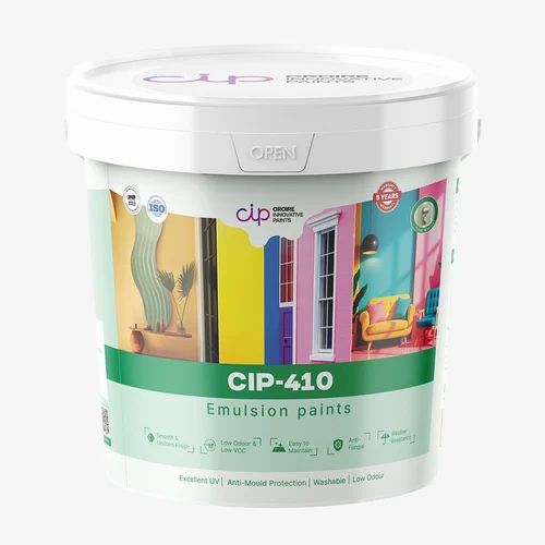 CIP 410 Emulsion Paints, Usage / Application Area: Interior & Exterior, 20L Bucket