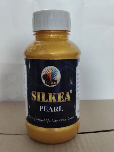 Silkea Pearl Acrylic Pearl Rock Crystal Gold