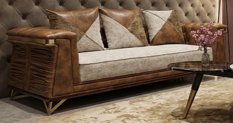 Regal Craft Leatherette Sofa