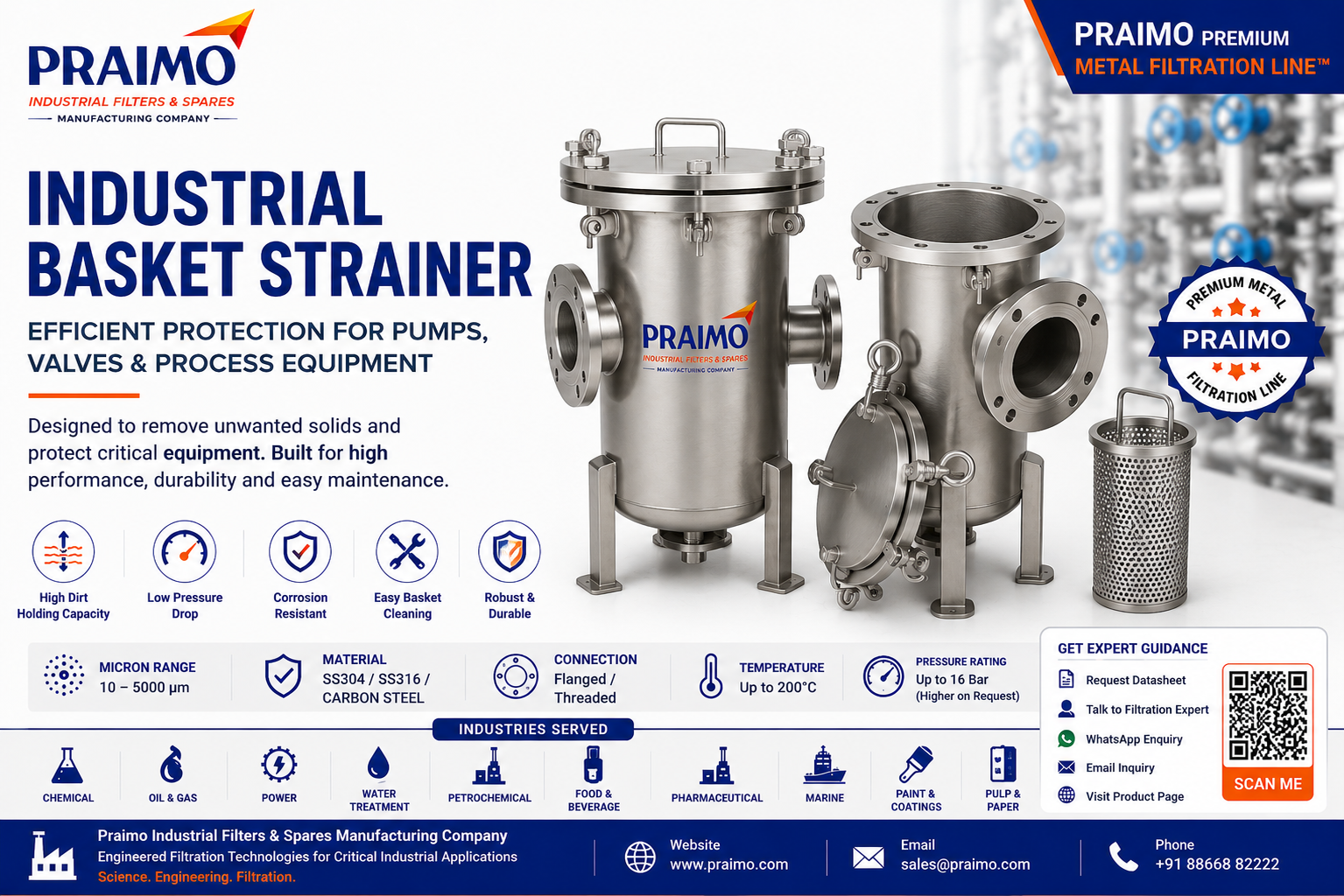Basket Strainers