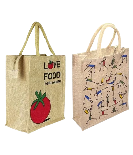 Jute Lunch Box Bag