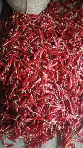 Guntur Dry Red Chilli, Without Stem, Dried