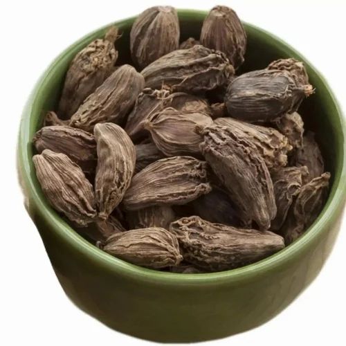 6mm Black Cardamom, Indian, Bold
