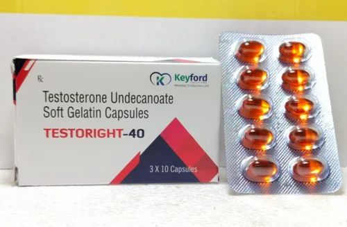 TESTORIGHT 40MG TESTOSTERONE UNDECANOATE SOFT GELATIN CAPSULES