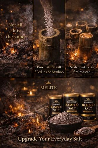 6 X Melite Roasted Bamboo Salt