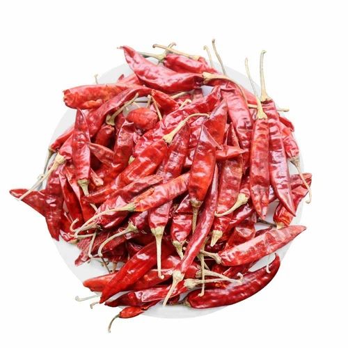 Sun Dried US 341 Red Chilli With Stem