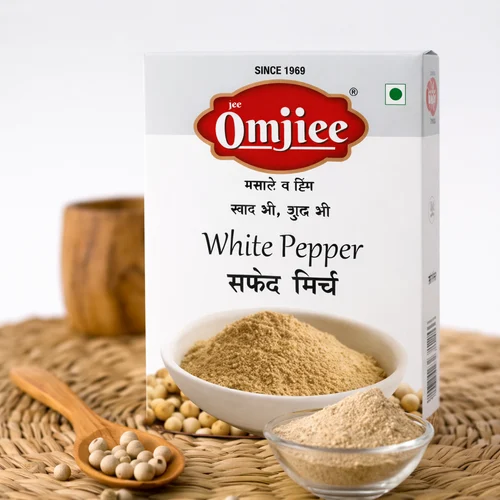 OmJee White Pepper Powder 100gm