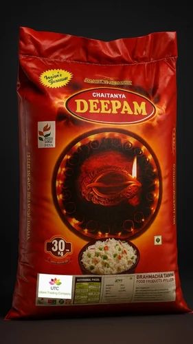 White Deepam Boiled Rice, HDPE Bag, 30 kg