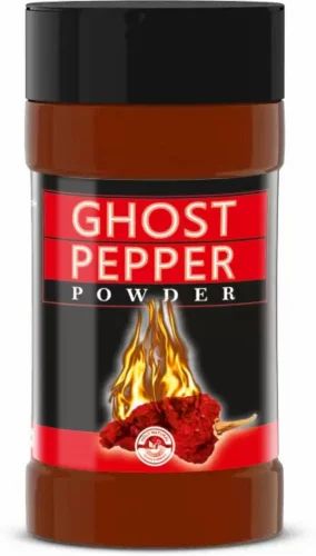Red Holy Natural Ghost Pepper Powder 100gm, Packaging Type: Plastic Bottle