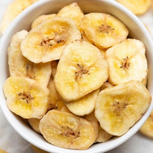 Frozen Dehydrated Banana Slices