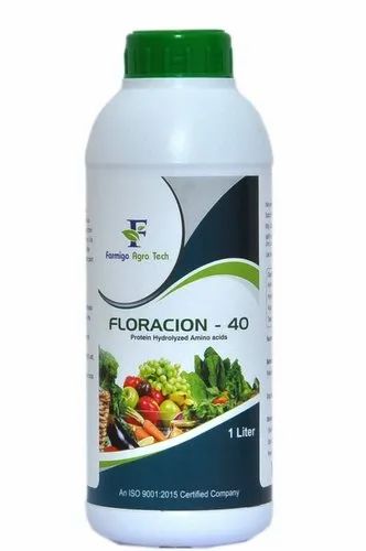 Liquid Black Floracion - 40 Plant Growth Promoters, Bottle, Packaging Size: 1 Liter