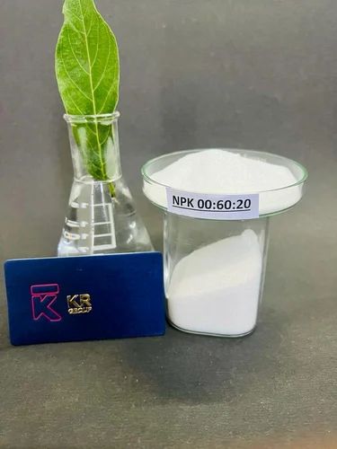 White Powder NPK 00:60:20 Fertilizer, Bag, 25 Kg