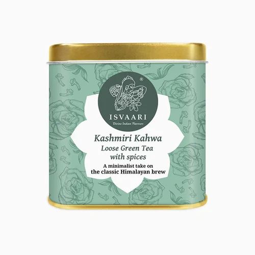 Herbal Isvaari Kashmiri Kahwa Tea, 50g, Packaging Type: Can (Tinned), Packaging Size: Medium