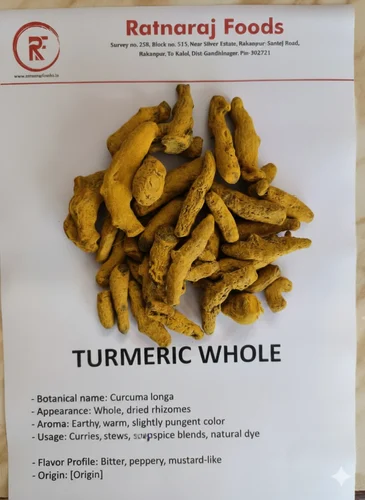Whole Turmeric Finger, For Food