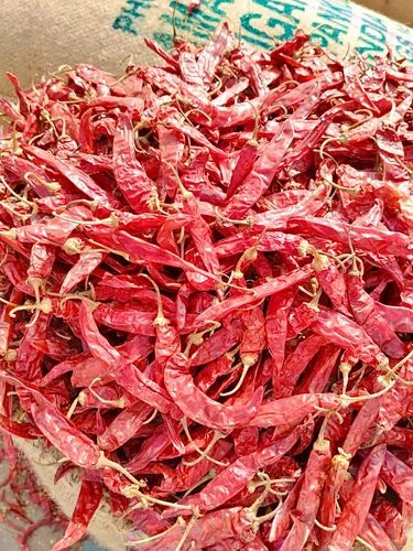 341 Guntur Dry Red Chilli, With Stem