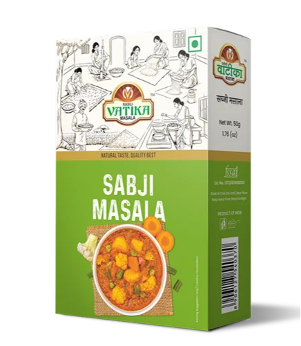 Powder Vatika Sabji Masala, Packaging: Box