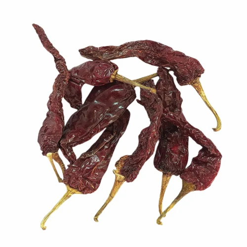 10 Kg Kashmiri Red Chili, Gunny Bag, With Stem