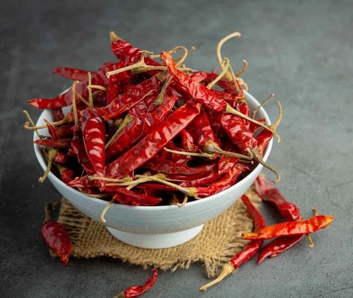 Kashmiri Dry Red Chilli, With Stem