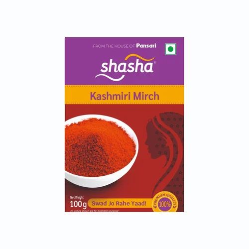 Shasha Kashmir Mirch Powder- 100 Gm