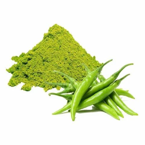 Green Chilly Powder Teja, Packaging Size: 1kg to 25kg