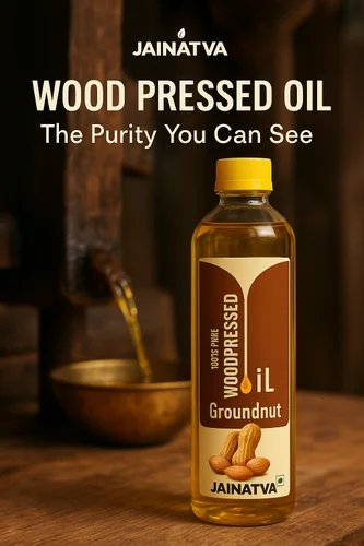 Wood Pressed Groundnut Oil